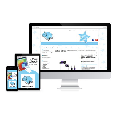Webdesign Online Shop crazy hippo